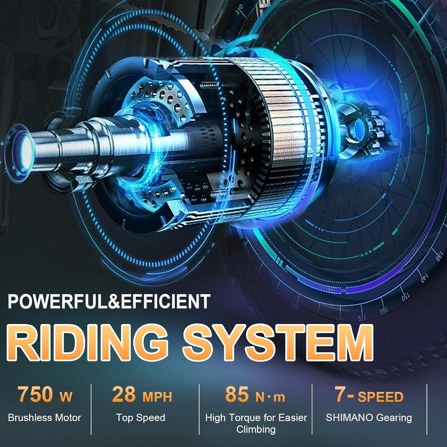 R1 Step Electric Bike for Adults, 1200W Peak Motor 28MPH, 672Wh Samsung Battery, 40+ Mile Range, 26"x4" Fat Tires, Shimano 7-Speed, Hydraulic Brakes, UL Certified