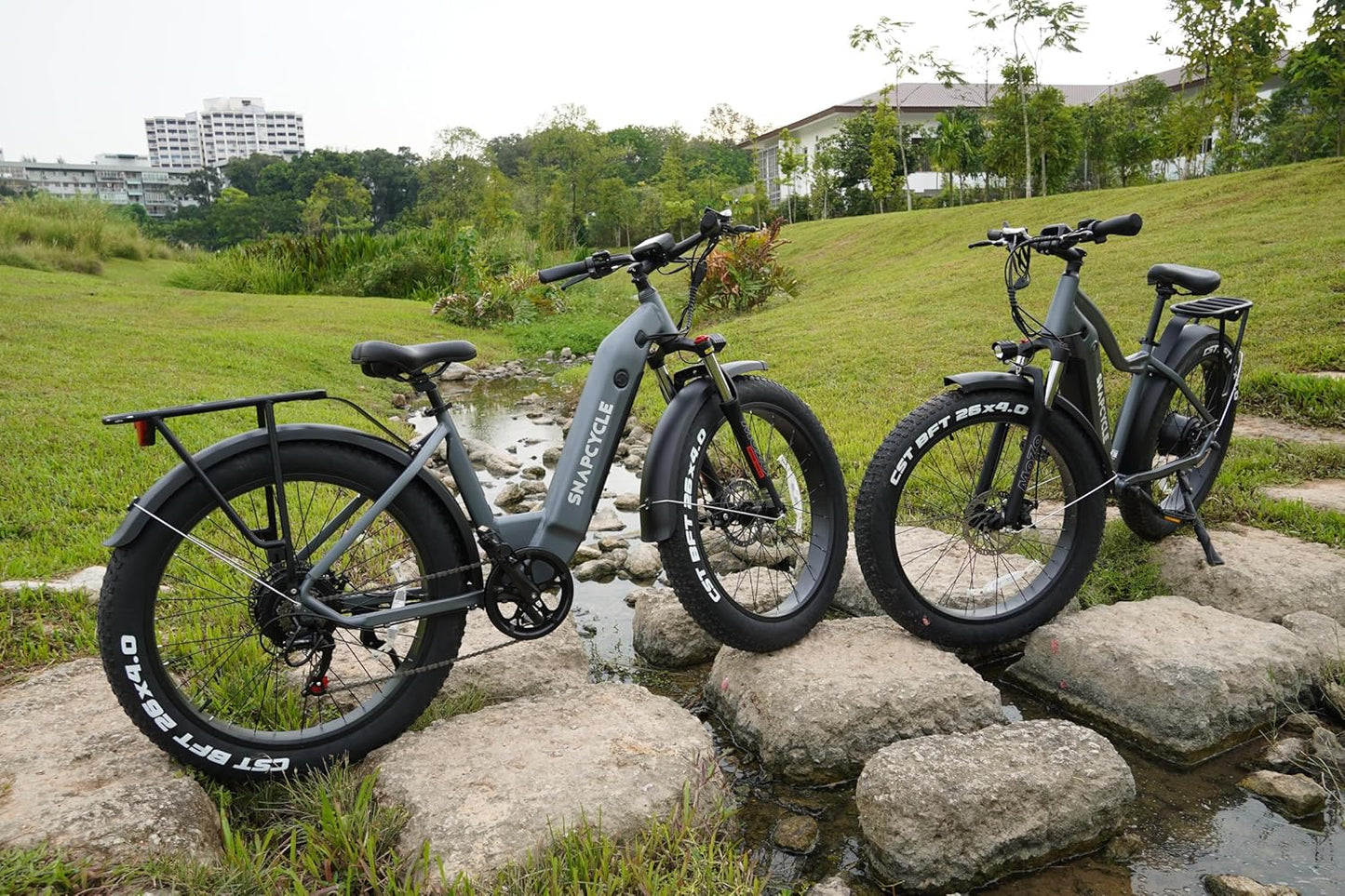 R1 Step Electric Bike for Adults, 1200W Peak Motor 28MPH, 672Wh Samsung Battery, 40+ Mile Range, 26"x4" Fat Tires, Shimano 7-Speed, Hydraulic Brakes, UL Certified