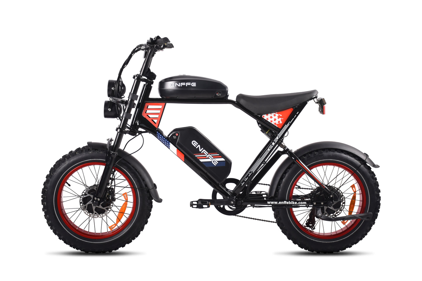 Enffe Adult Electric Bike 48V 1500W Motor 48V 45 Ah Lithium Battery Top Speed Up to 30 MPH Range Up to 100 Miles