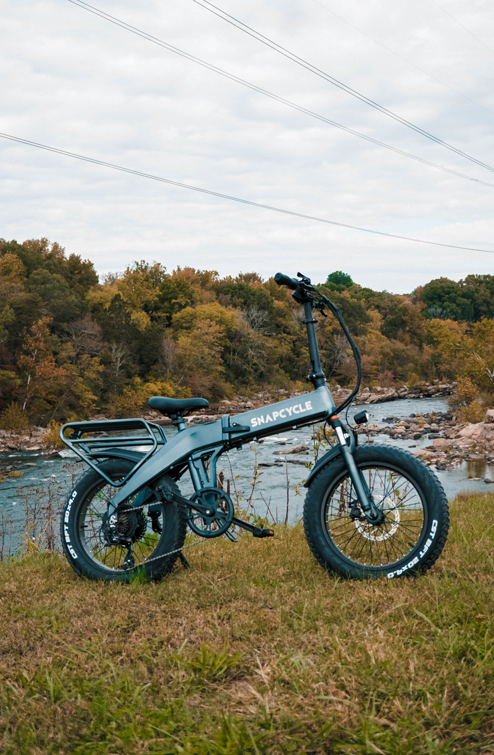 S1 Foldable Electric Bike for Adults, 750W Motor, 48V 15Ah Battery, 20"x4.0" Fat Tires, 7-Speed, Dual Suspension, Compact Folding E-Bike