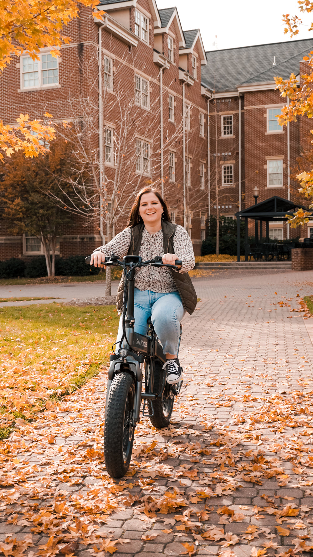S1 Foldable Electric Bike for Adults, 750W Motor, 48V 15Ah Battery, 20"x4.0" Fat Tires, 7-Speed, Dual Suspension, Compact Folding E-Bike