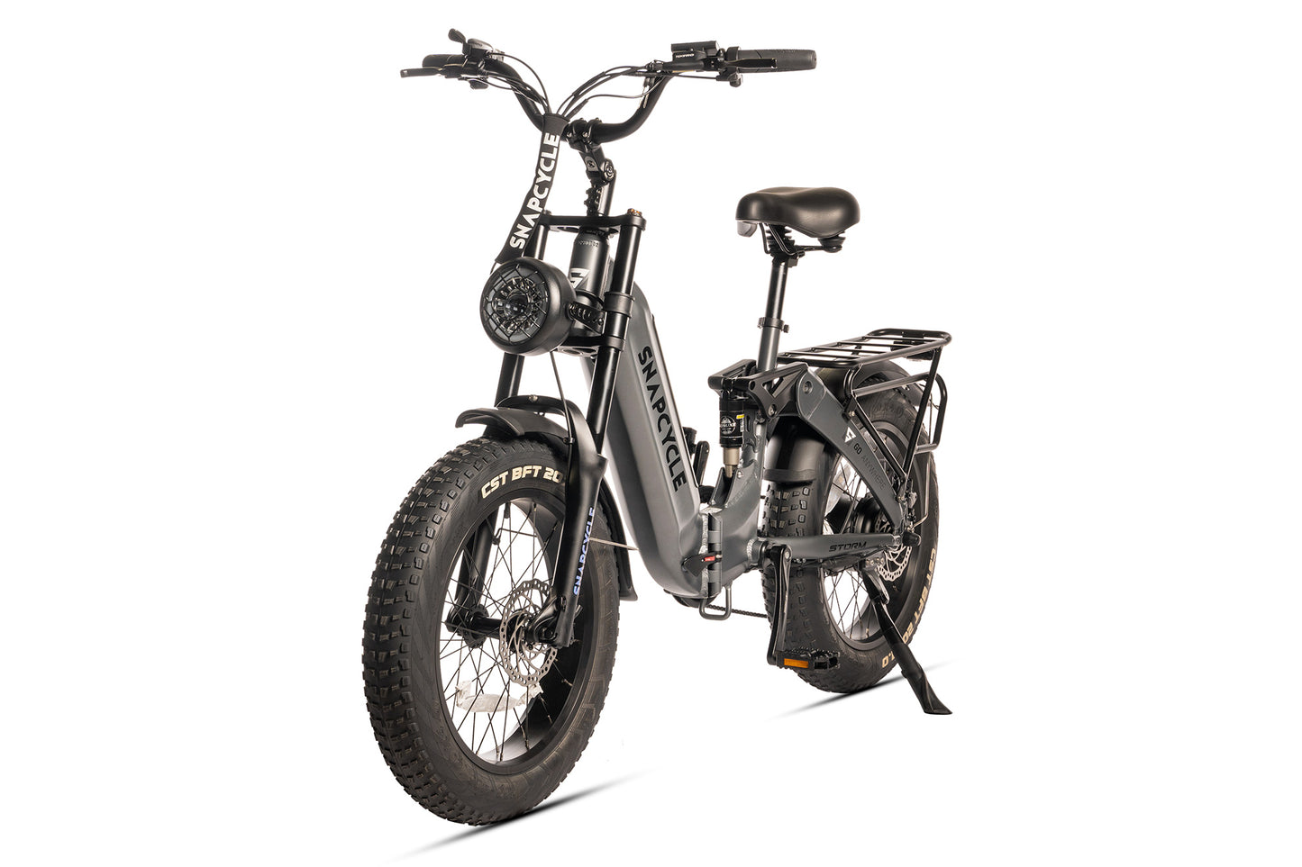 UGBEST Storm Electric Bike for Adults, 750W Motor, 48V 15Ah Samsung Battery, 20"x4.0" Fat Tires, Shimano 7-Speed, Dual Suspension, Removable Battery E-Bike for All-Terrain Riding