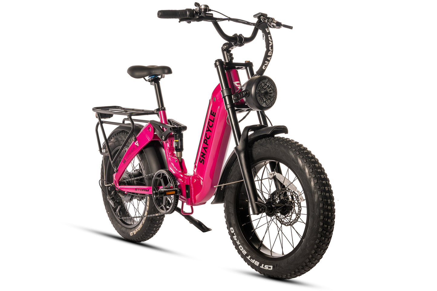 UGBEST Storm Electric Bike for Adults, 750W Motor, 48V 15Ah Samsung Battery, 20"x4.0" Fat Tires, Shimano 7-Speed, Dual Suspension, Removable Battery E-Bike for All-Terrain Riding