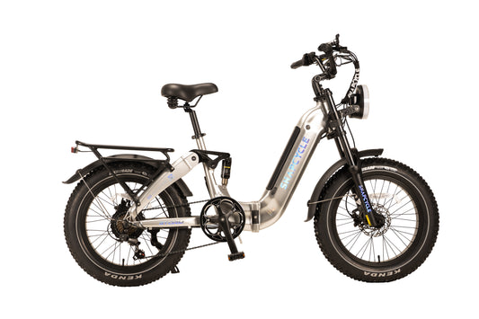 UGBEST Storm Electric Bike for Adults, 750W Motor, 48V 15Ah Samsung Battery, 20"x4.0" Fat Tires, Shimano 7-Speed, Dual Suspension, Removable Battery E-Bike for All-Terrain Riding