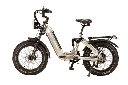 UGBEST Storm Electric Bike for Adults, 750W Motor, 48V 15Ah Samsung Battery, 20"x4.0" Fat Tires, Shimano 7-Speed, Dual Suspension, Removable Battery E-Bike for All-Terrain Riding