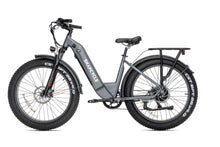 R1 Step Electric Bike for Adults, 1200W Peak Motor 28MPH, 672Wh Samsung Battery, 40+ Mile Range, 26"x4" Fat Tires, Shimano 7-Speed, Hydraulic Brakes, UL Certified