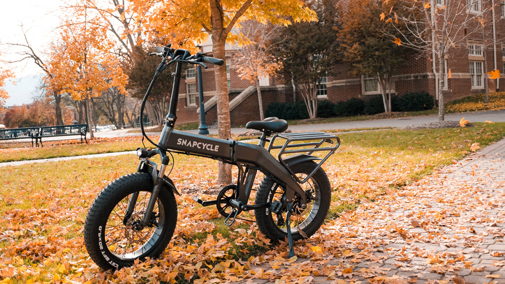 S1 Foldable Electric Bike for Adults, 750W Motor, 48V 15Ah Battery, 20"x4.0" Fat Tires, 7-Speed, Dual Suspension, Compact Folding E-Bike