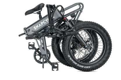 S1 Foldable Electric Bike for Adults, 750W Motor, 48V 15Ah Battery, 20"x4.0" Fat Tires, 7-Speed, Dual Suspension, Compact Folding E-Bike