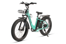 Pegasus Electric Fat Tire Bike for Adults – 750W Motor, 48V 15Ah Battery with Samsung Cells, 26" Tires, Stylish Tiffany Blue, Shimano 7-Speed, Front Suspension, LCD Display