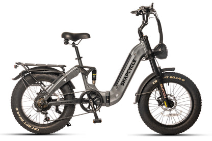 UGBEST Storm Electric Bike for Adults, 750W Motor, 48V 15Ah Samsung Battery, 20"x4.0" Fat Tires, Shimano 7-Speed, Dual Suspension, Removable Battery E-Bike for All-Terrain Riding