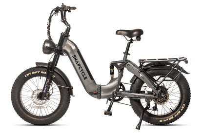 UGBEST Storm Electric Bike for Adults, 750W Motor, 48V 15Ah Samsung Battery, 20"x4.0" Fat Tires, Shimano 7-Speed, Dual Suspension, Removable Battery E-Bike for All-Terrain Riding
